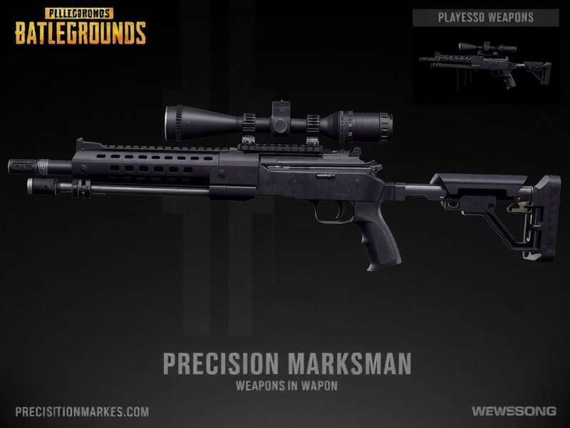 Specialized Marksman Weaponry PUBG India Precision Marksman Weapons